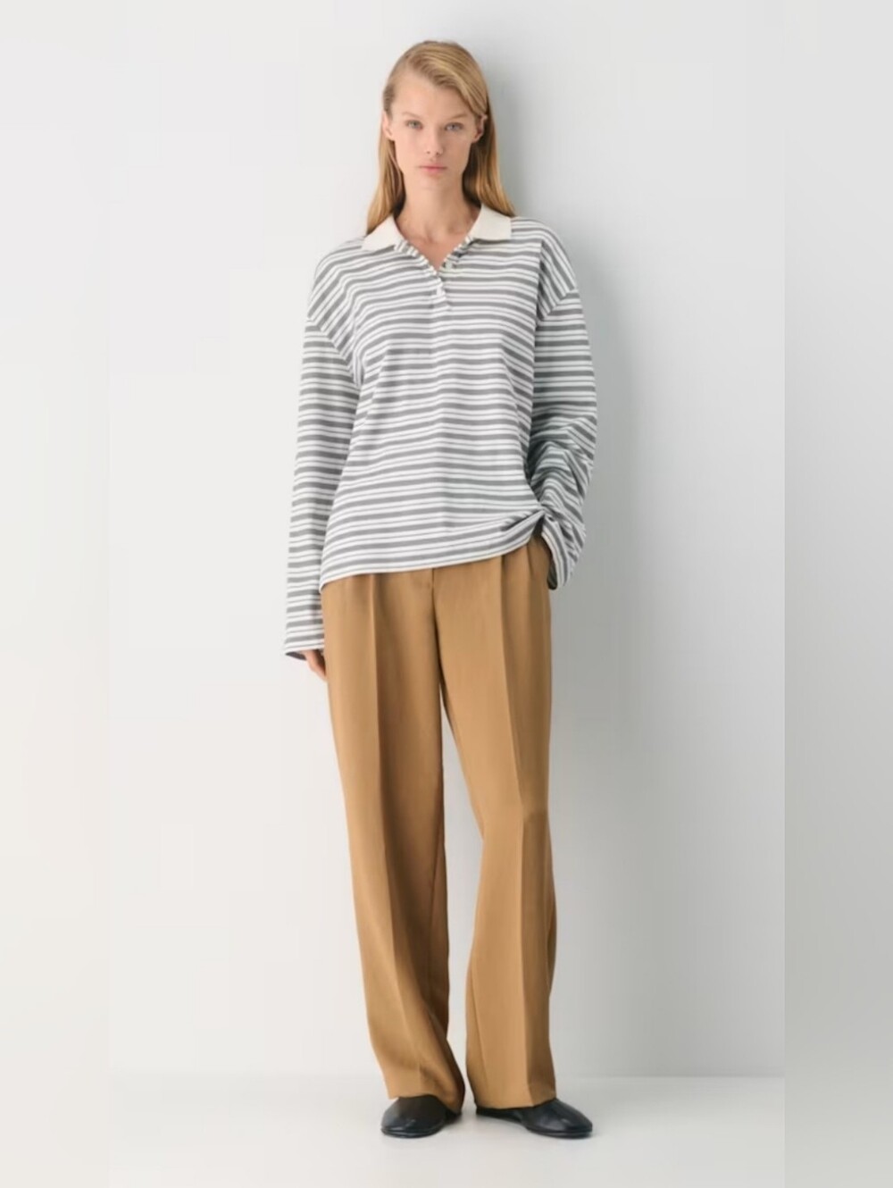 Aritzia The Effortless Pant™ - Crepette™ size 16 Warm Brown Camel